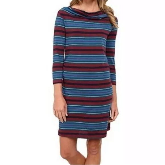Patagonia Dresses & Skirts - Patagonia Dress Mid Sleeve Cotton Striped Summer Fall Large
